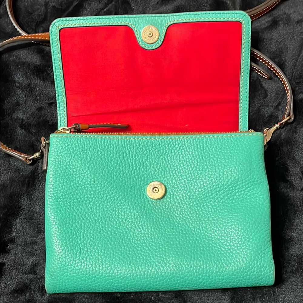 Dooney & Bourke Teal Crossbody Bag - Picture 4 of 16